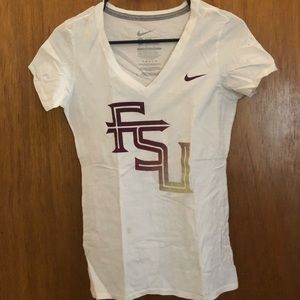 Nike FSU logo v neck